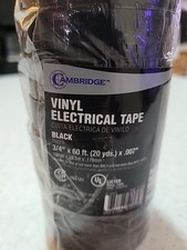 Electrical Tape - Black Vinyl Electric Tape 9 Pack - 3/4" X 60 Ft