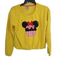 Disney Parks Minnie Mouse Cupcake Yellow Swimsuit Cover Up Girls - Size 13
