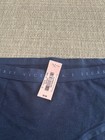 NWT Victoria's Secret Logo Waistband Cotton Hiphugger Panty Size Medium Navy — photo 5
