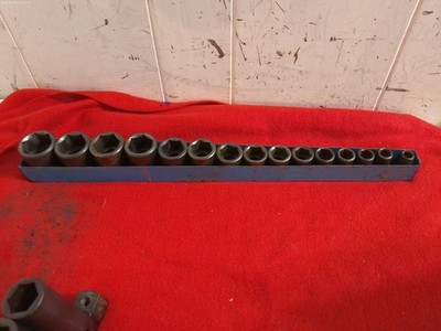 #bn806 Cornwell Tools Impact Socket Set SAE 1/2'' Drive 6 Point 15pc STI3215SP