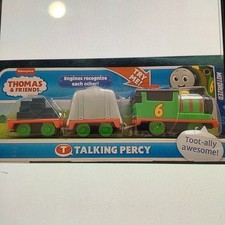 Thomas  Friends Talking Percy Motorized Toy Train Battery Engine Fisher-Price