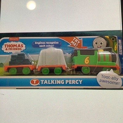 Thomas & Friends Talking Percy Motorized Toy Train Battery Engine Fisher-Price