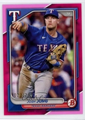 2024 Bowman Fuchsia Border /299 Josh Jung #98 1vh3
