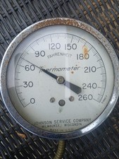 steam punk JOHNSON CONTROLS  Thermometer anti...