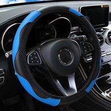 Pu Carbon Fiber Leather Car Steering Wheel Cover Without Inner Ring Suitable For Pu Carbon Fiber Leather Car Steering Wheel Cover Without Inner Ring Suitable For