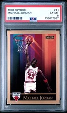 1990 Skybox #41 MICHAEL JORDAN Chicago Bulls PSA 6