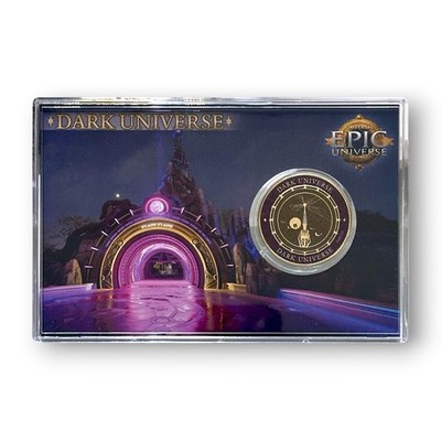 Universal Orlando Epic Universe First Anniversary Bronze Coin Dark Universe