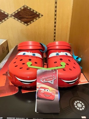 NEW WITH DEFECT Crocs Lightning McQueen Men SIZE 7 AUTHENTIC