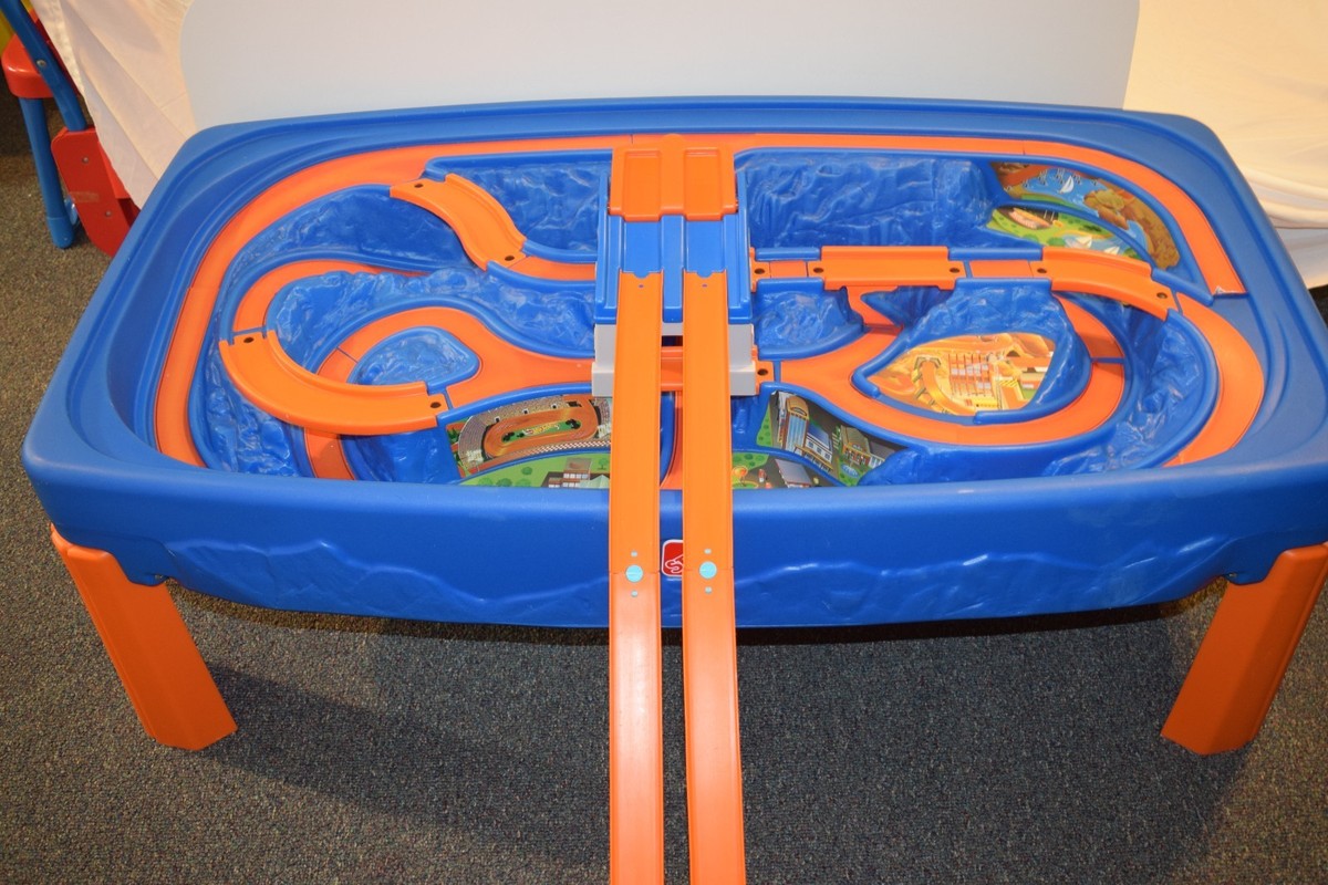Step2 Step 2 Two Hot Wheels Car Play Table Lid Track HTF VGUC | eBay