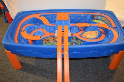 Step2 Step 2 Two Hot Wheels Car Play Table Lid Track  HTF VGUC