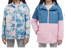 Eddie Bauer Kids Youth Light Weight 3-In-1 Jacket Vintage Pink Size M 10/12 NWT