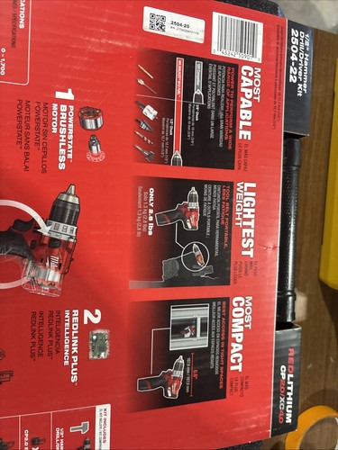 Milwaukee 2504-22 M12 Fuel 1/2" Kit trapano a percussione (nuovo) - Foto 9 di 10