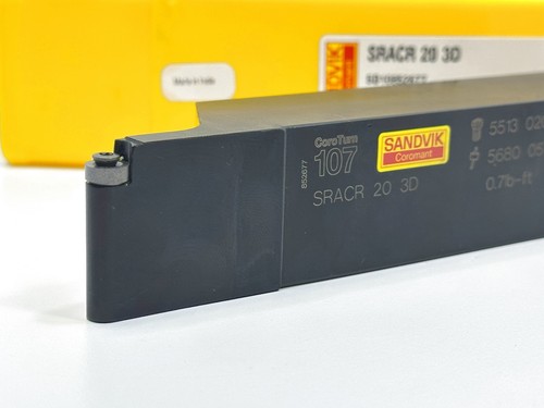 SANDVIK SRACR 20 3D nuovo portautensili tornio indicizzabile gambo 1,25" 1pz - Foto 2 di 4