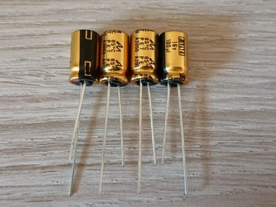 4 Stück 100uF 16V Audio Note Kaisei Kondensator Elko Capacitor