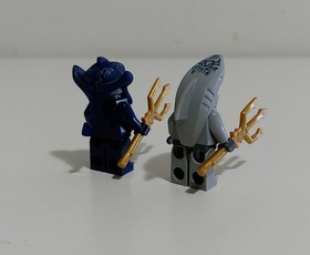 LEGO Atlantis - Manta and Shark (Set 8073 / 8077) - Mixed Lot, Vintage