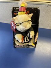 VINTAGE 2003 Gemmy Dancing Hamster 40th BIRTHDAY NOS Sings But Doesn  t Dance