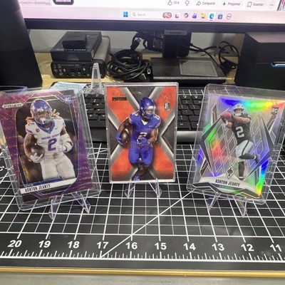 Panini & Wild Card Rookie 3 Card Lot Prizm, Matte Ashton Jeanty Raiders Broncos