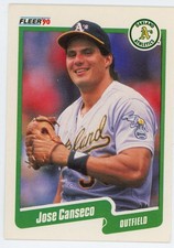 1990 Fleer - Jose Canseco #3 Athletics