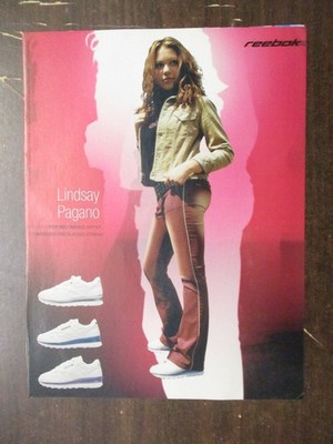 LINDSAY PAGANO REEBOX SHOE AD PIN UP M MAGAZINE CLIPPING PHOTO PICTURE H70