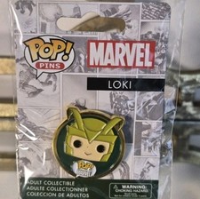 Funko × Marvel LOKI Pop! Pin with Green and Gold