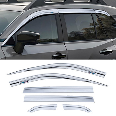 Window Visor 2026-2027 For TOYOTA RAV4 Sun Rain Shade Shade Guards Chrome 