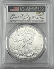2024 (P) AMERICAN SILVER EAGLE STAR PRIVY PCGS MS70 FDOI DAMSTRA MASTER DESIGNER