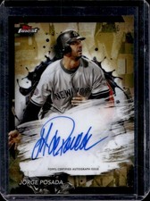 2024 Topps Finest Jorge Posada Auto Autograph Gold Refractor #/50 Yankees