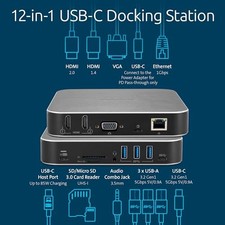 KENSINGTON AD220S3 DUAL DISPLAY DOCK FOR ANY MACBOOK M1/M2/M3/M4 - SILVER