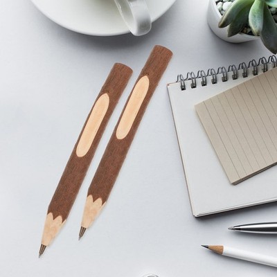 10 Pcs Bulk Pencils for Classroom Wood with Eraser Woodworking Tree Bark