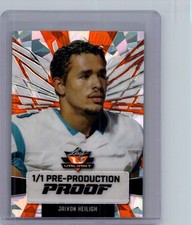 Jaivon Heiligh 2024 Leaf Football 1/1 Pre Production Proof