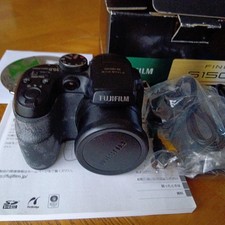 Fujifilm FinePix S1500 Digital Camera 12x Optical Zoom Black Tested Condition