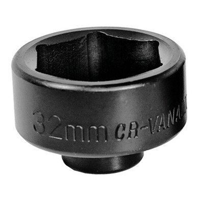 K Tool 73618 Oil Filter Cap Socket, 32mm, 6 Point, 3/8'' Drive