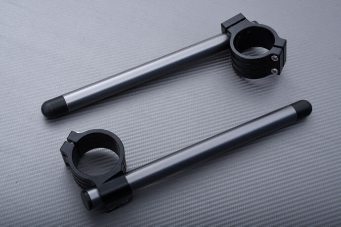 Demi-guidons en titane noir 53mm pour DUCATI SBK 1198 : l'excellence racing
