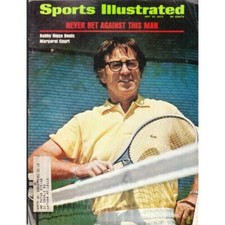 Sports Illustrated May 21 1973 Bobby Riggs Tennis Vintage Magazine Cesar Cedeno