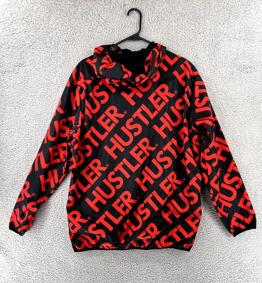 REASON Hustler Windbreaker Hooded Jacket Men's Large Multicolor All Over Print - Image 3 of 4