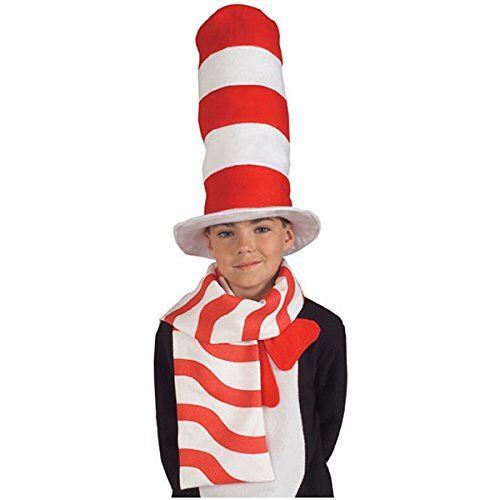 Cat in the Hat Scarf - Dr. Seuss - Holidays - Costume Accessory - Smaller Size - Bild 1 von 1
