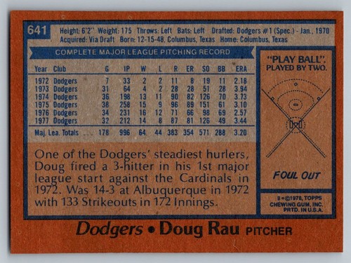 SINGOLI BASEBALL TOPPS 1978 #500-726. SCEGLI TU. Nuovo con scatola - Foto 209 di 299