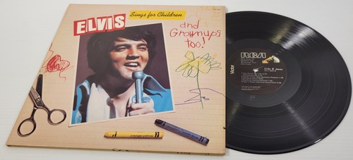 R) Elvis Sings for Children and Grownups Too! by Elvis Presley (RCA Vinyl Record - Foto 1 di 9