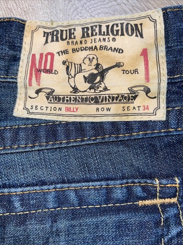 True Religion Mens Denim Shorts Billy 