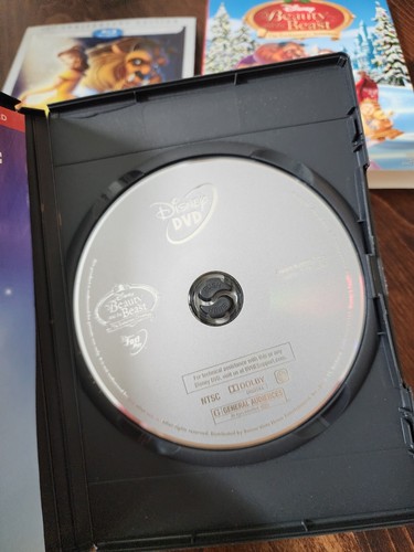 Disney Beauty And The Beast Blu-ray + DVD 25th Anniv + The ENCHANTED CHRISTMAS - Picture 5 of 7