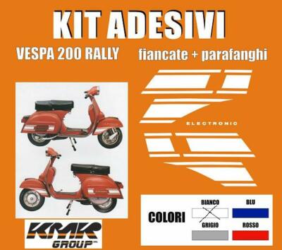 Decals Vespa 200 Rally VESPA ET3 Primavera