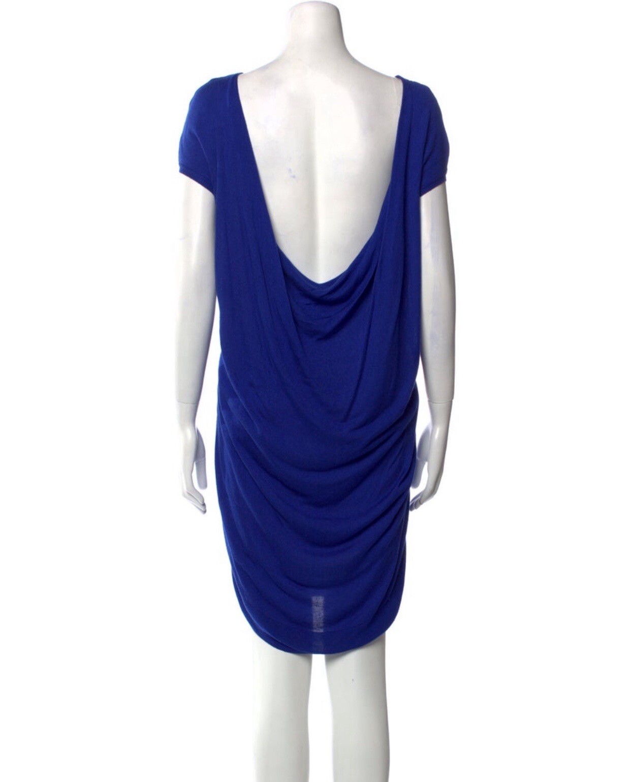 alexander mcqueen Authentic Solid Navy Blue Crew … - image 3