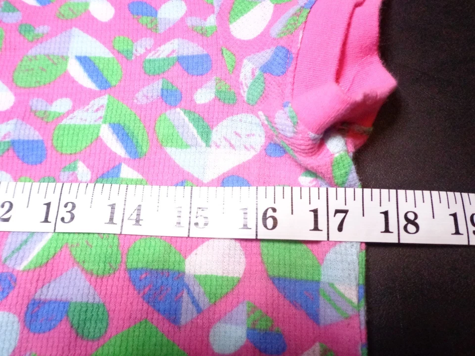 Camiseta Joe Boxer Corazones Gráfica Rosa Niñas Grande Top o9 Foto 3 de 4