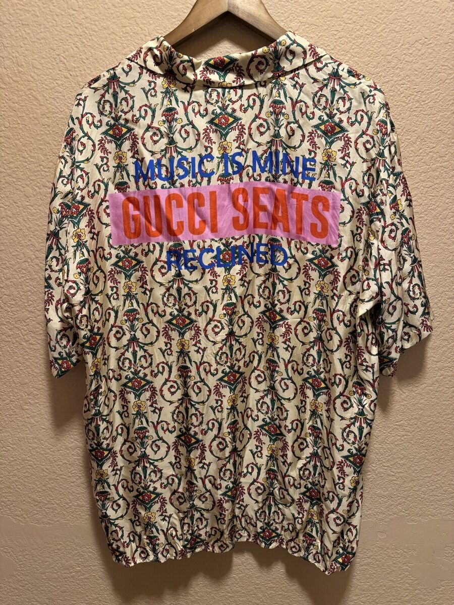 New Gucci 100 Anniversary Limited Edition Logo Silk Casual New Gucci 100 Anniversary Limited Edition Logo Silk Casual