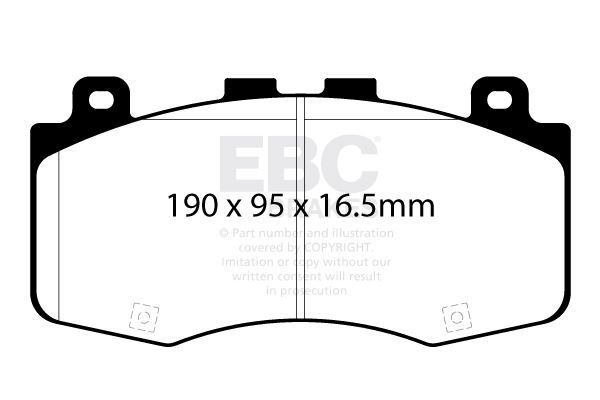 EBC DP52400NDX  Bluestuff Brake Pad Set