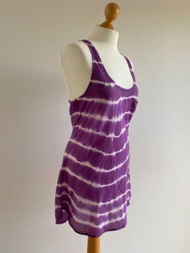 Ralph Lauren Denim & Supply Silk Tie Dye Tank Top Mini Dress Size L Festivals - Picture 4 of 10