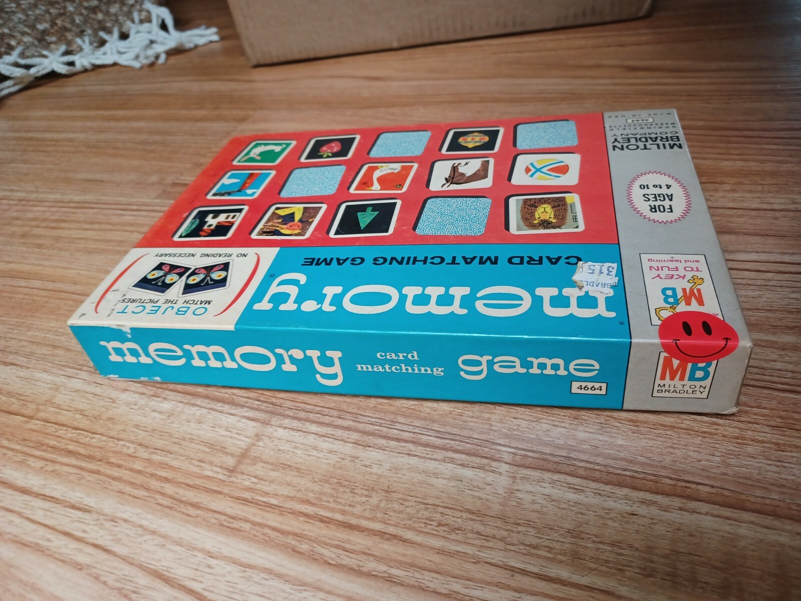 Vintage Milton Bradley Memory Card Matching Game Complete 1968 #4664 | eBay