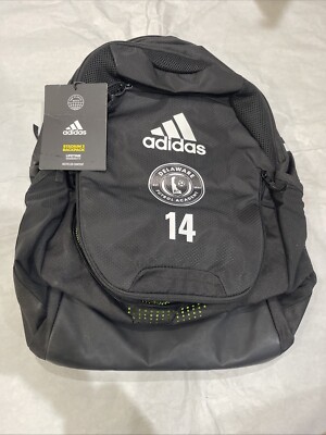 Adidas Stadium 3 Soccer Backpack w/Lime Green Interior Soccer w/Logo NWT $60