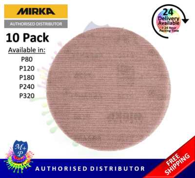 Mirka Abranet 150 mm Schleifscheiben - 10er Pack - alle Körnungen von P80 bis P1000