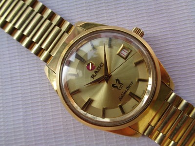 rado golden horse quartz